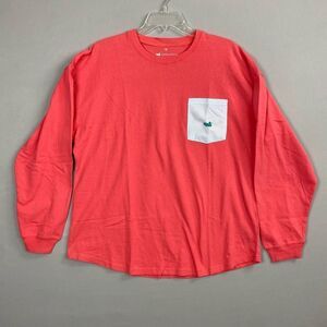 Southern Marsh Original Rebecca Jersey Women’s Long Sleeve T Shirt Neon Coral